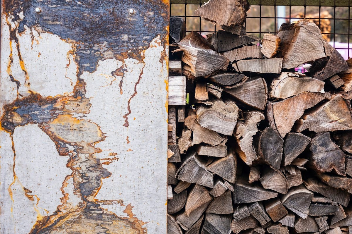 brown firewoods